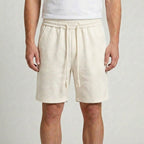 Texturerade Shorts Herr Minimal Sommar Stil