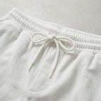 Avslappnade Shorts Med Struktur