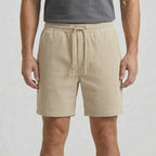 Avslappnade Shorts Med Struktur