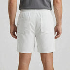 Avslappnade Shorts Med Struktur