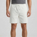 Avslappnade Shorts Med Struktur
