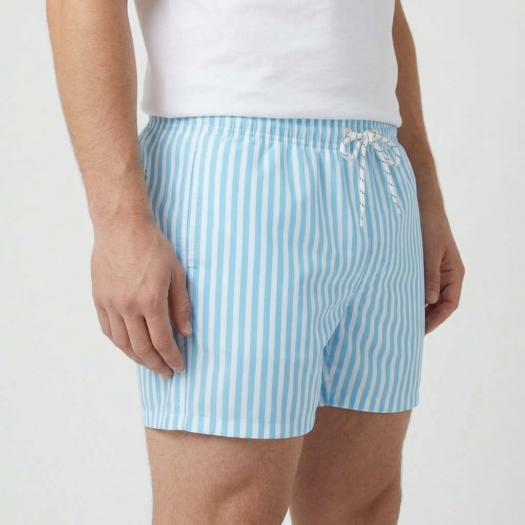 Lätta Randiga Shorts För Varmare Dagar