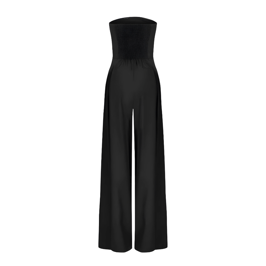 Sofia | Axelbandslös jumpsuit med vida ben 3