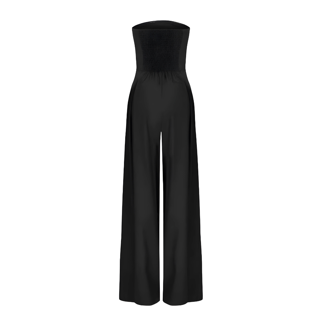 Sofia | Axelbandslös jumpsuit med vida ben 3