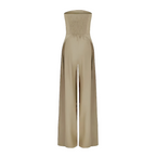 Sofia | Axelbandslös jumpsuit med vida ben 4