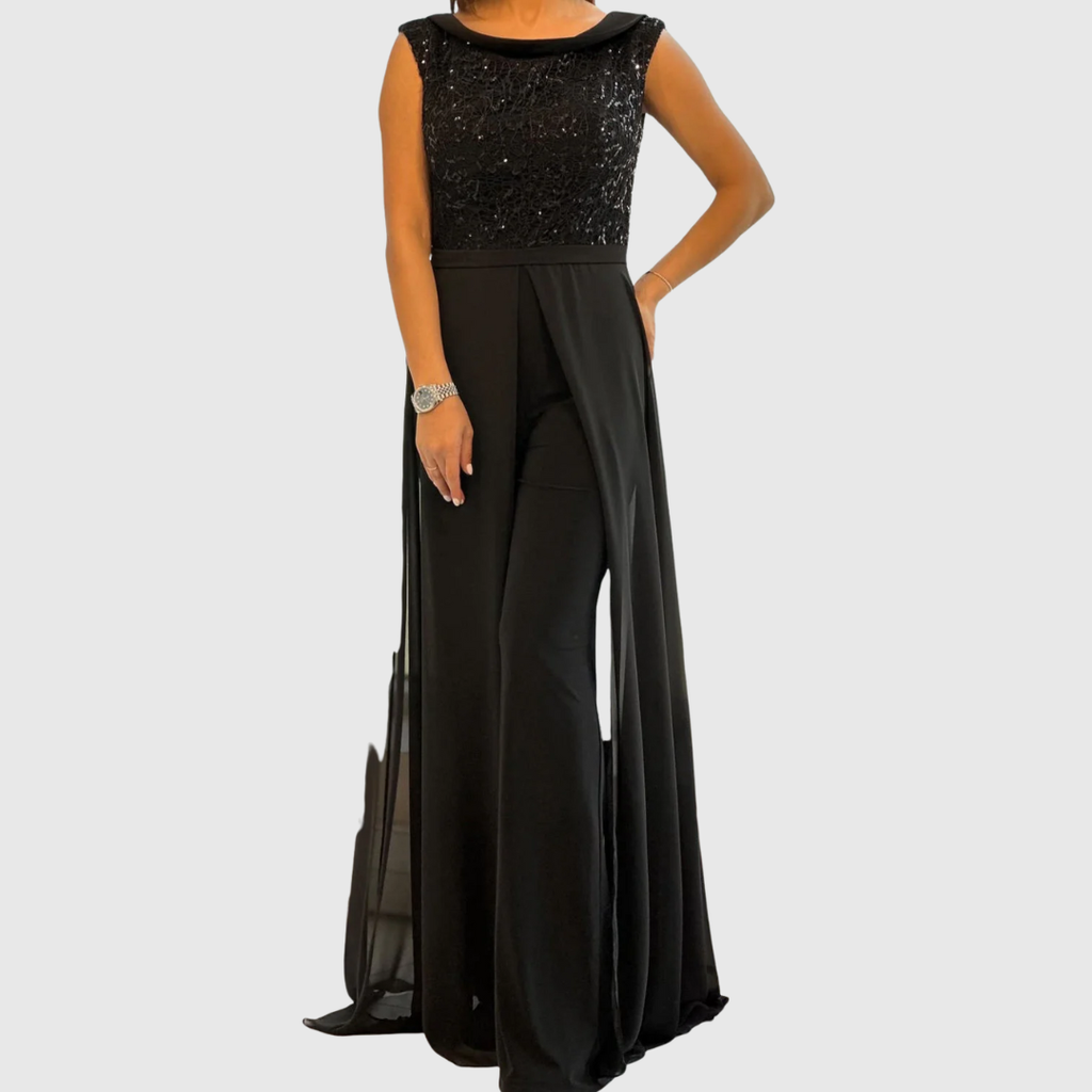 Sofistikerad ärmlös jumpsuit 1