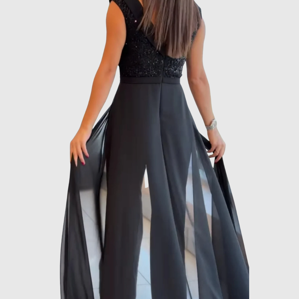 Sofistikerad ärmlös jumpsuit 2