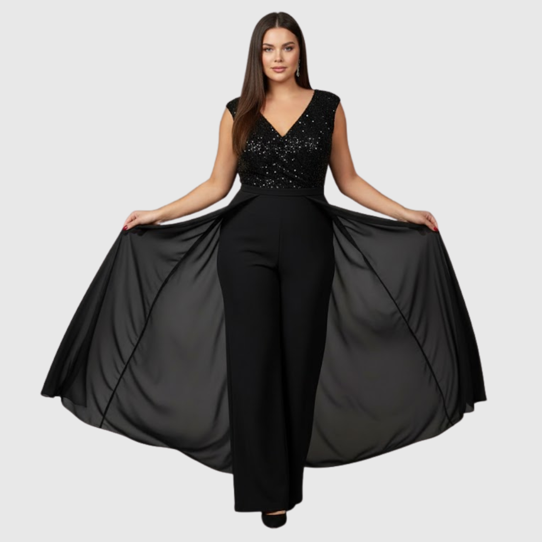 Sofistikerad ärmlös jumpsuit 3