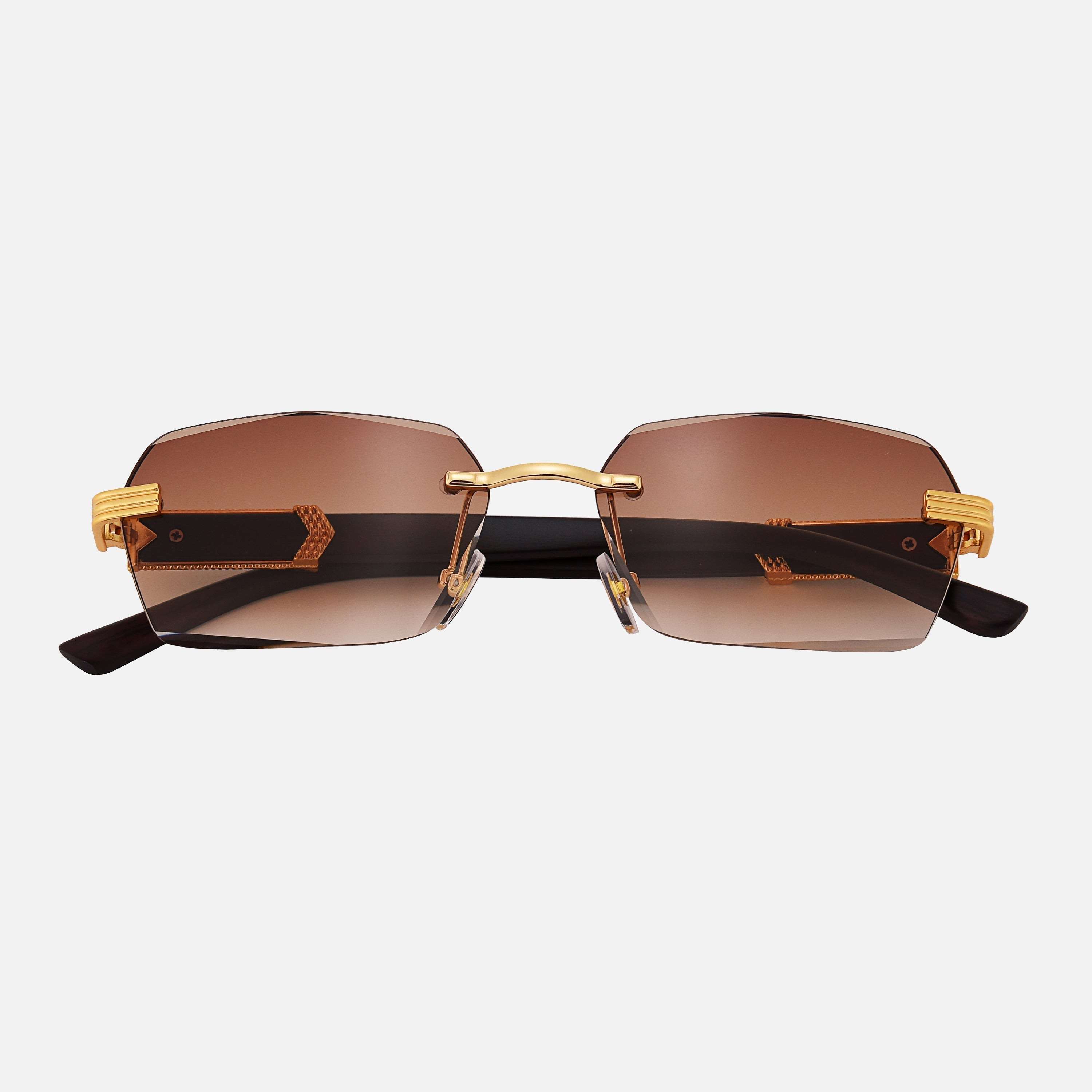 Trä Guld Solglasögon UV-400 Unisex Regular Fit 1