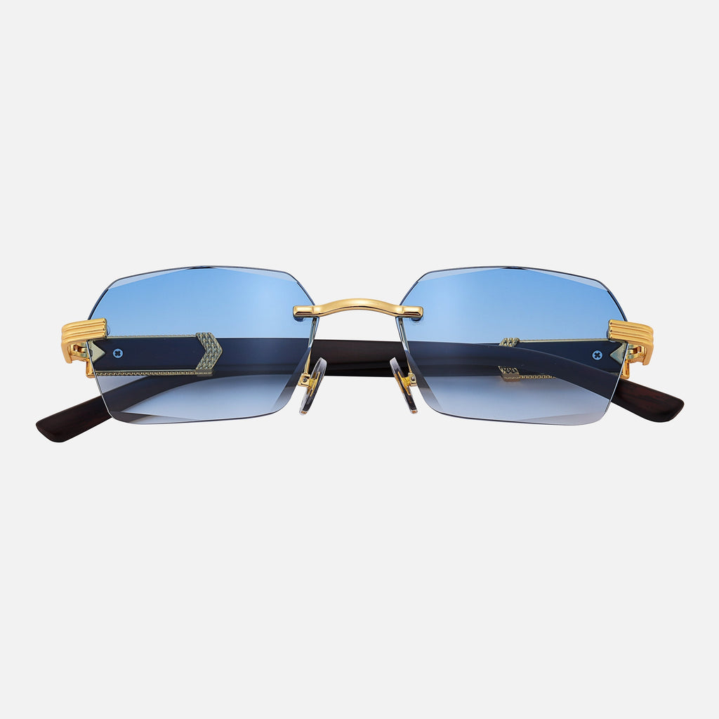 Trä Guld Solglasögon UV-400 Unisex Regular Fit 5