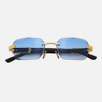 Trä Guld Solglasögon UV-400 Unisex Regular Fit 5