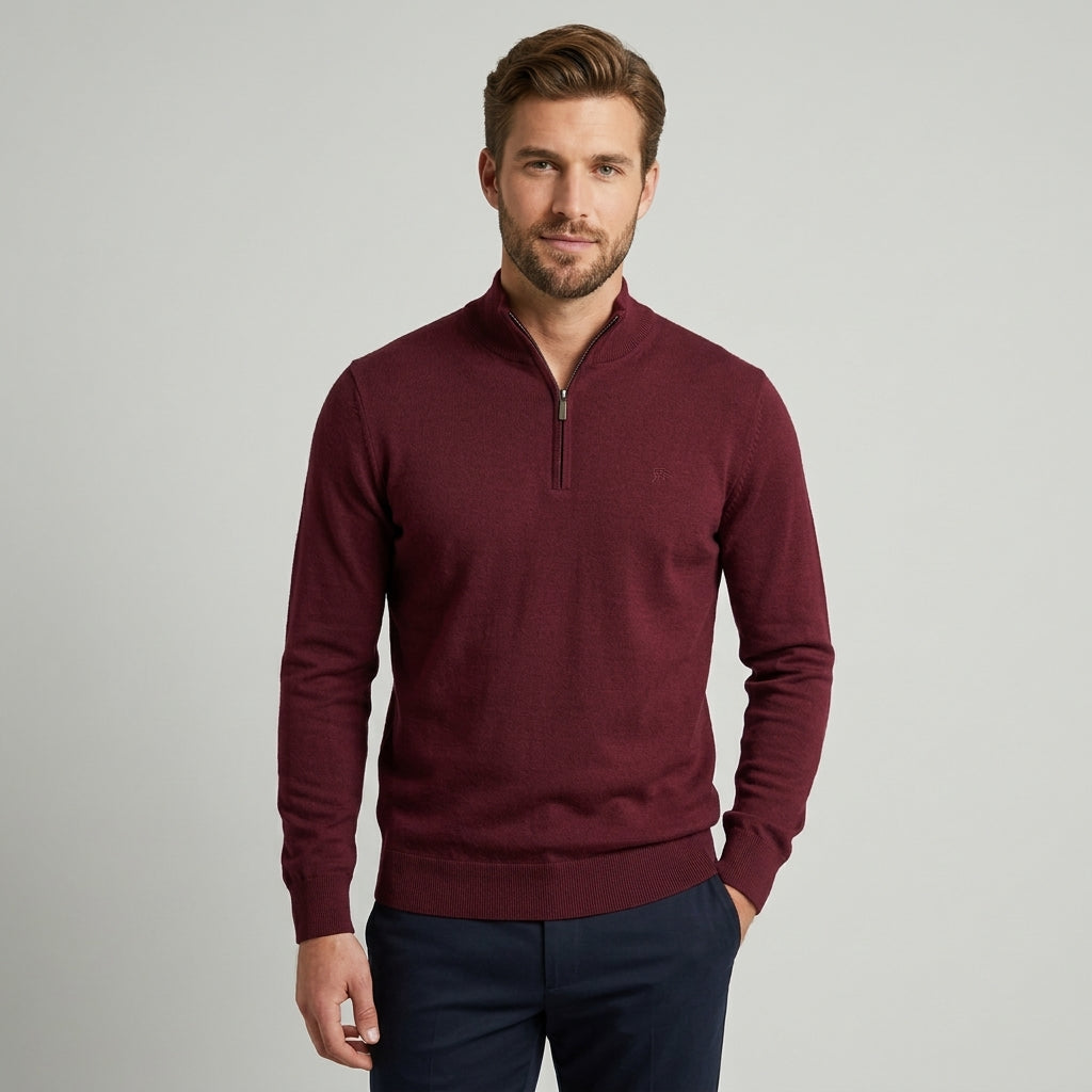 Elegant Half-Zip Tröja