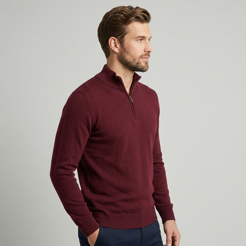 Elegant Half-Zip Tröja