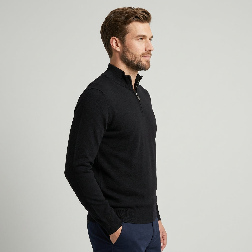 Elegant Half-Zip Tröja