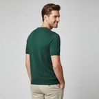 Stickad t-shirt med mönster