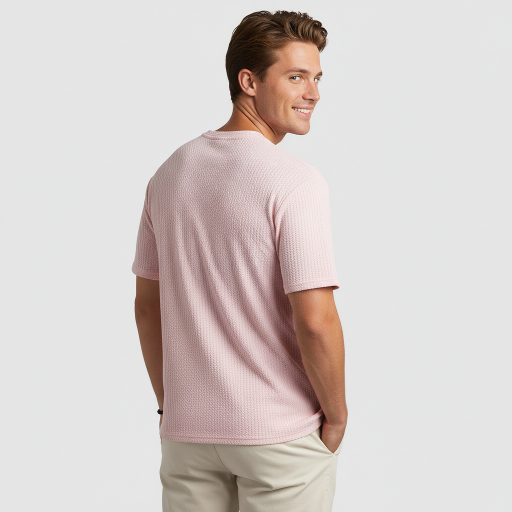 Tidlös t-shirt med subtil struktur