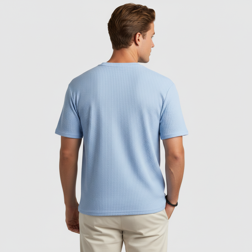 Tidlös t-shirt med subtil struktur