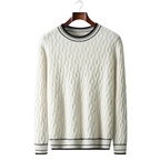 Ull Grå Crewneck Mjuk Regular Fit 0