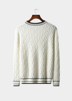 Ull Grå Crewneck Mjuk Regular Fit 2