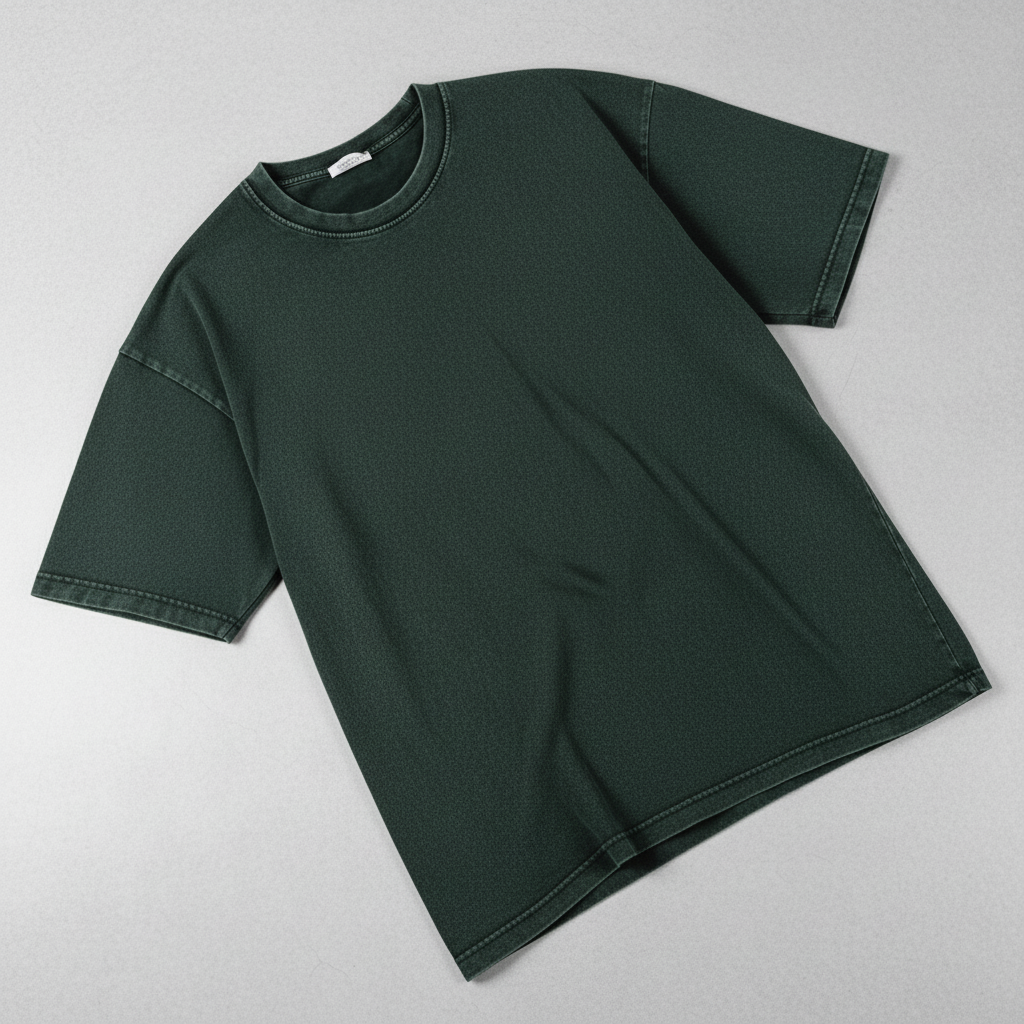 Vintage inspirerad t-shirt med struktur