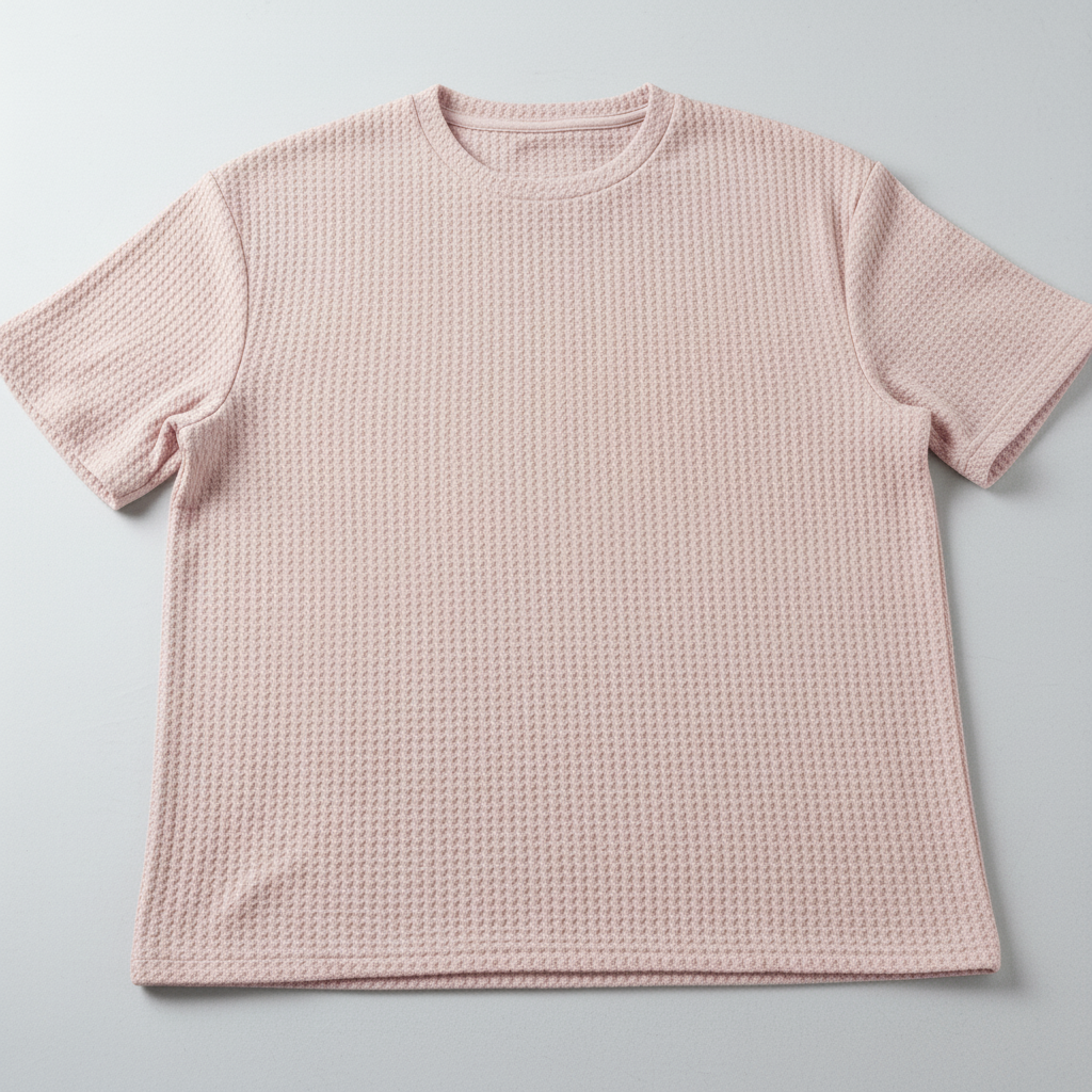 Tidlös t-shirt med subtil struktur