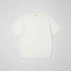 Stickad t-shirt med mönster