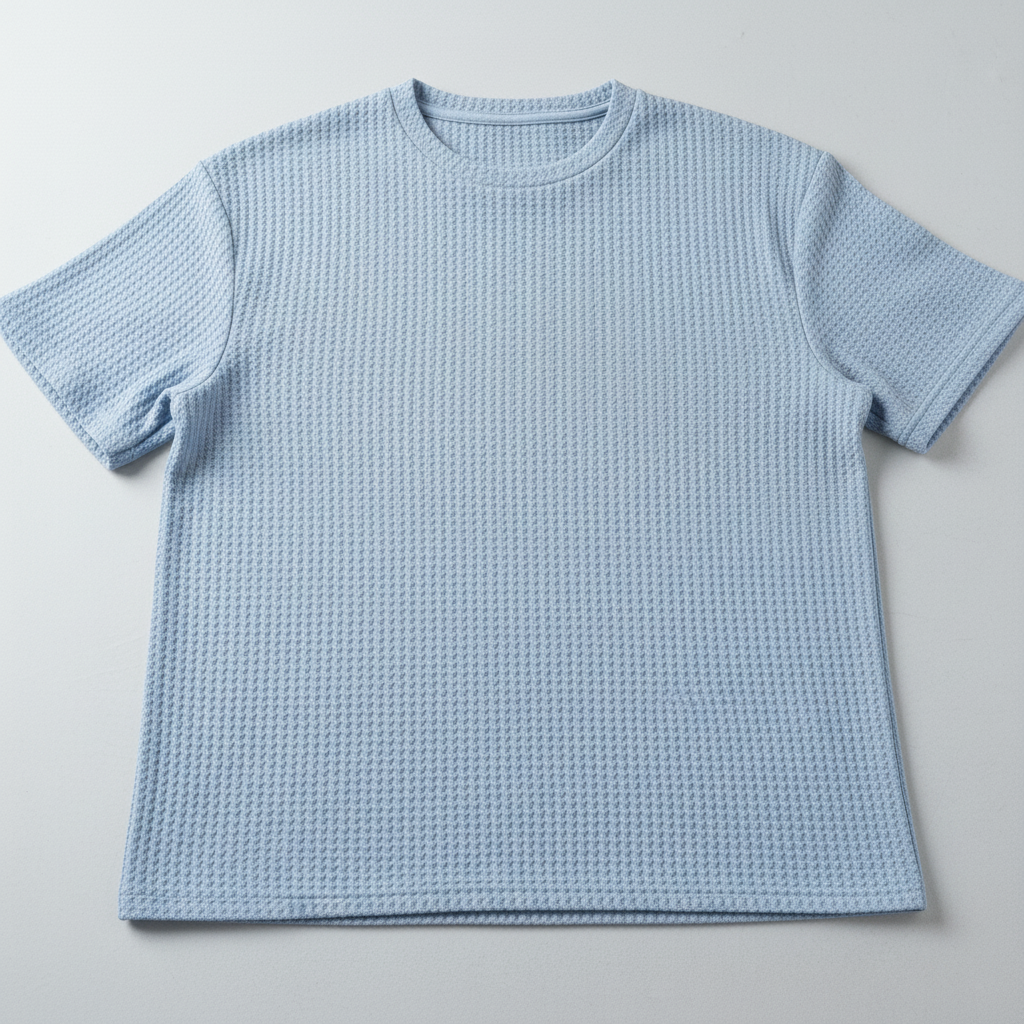 Tidlös t-shirt med subtil struktur