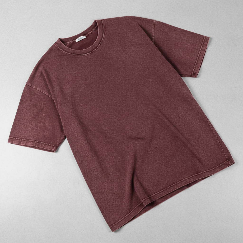 Vintage inspirerad t-shirt med struktur